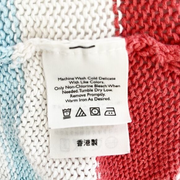 Eddie Bauer Knit Rainbow Stripe Pullover Sweater - Picture 6 of 7